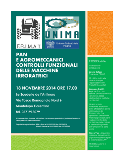 Locandina e dispensa