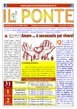 26 ottobre 2014 - Parrocchia Stella Maris