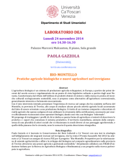 LABORATORIO DEA PAOLA GAZZOLA