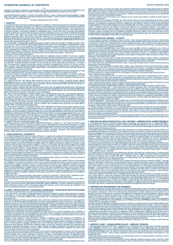 CONDIZIONI GENERALI DI CONTRATTO