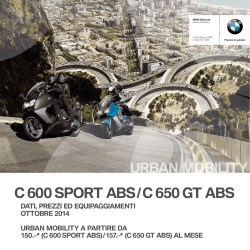 Prezzi e equipaggiamenti MAXI SCOOTER (PDF, 790 kb)