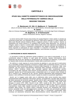 CAPITOLO 1 - Regione Toscana