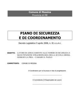 PSC LA PIRA1 - Comune di Messina