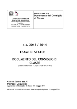 5C linguistico - Liceo Quasimodo