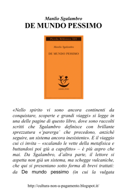 DE MUNDO PESSIMO