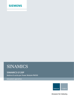 SINAMICS G120P PM330 Reattanze di uscita