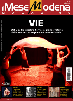 Dal 9 al 25 ottobre torna la grande vetrina della