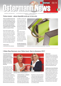 Ostermann News 09/2014