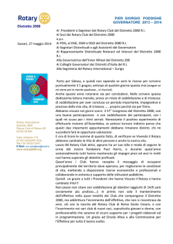 Lettera del Governatore - Giugno 2014