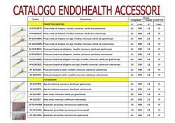 Catalogo per sito web