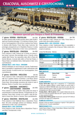 CRACOVIA, AUSCHWITZ E CZESTOCHOWA