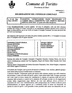 TARI - Comune di Toritto