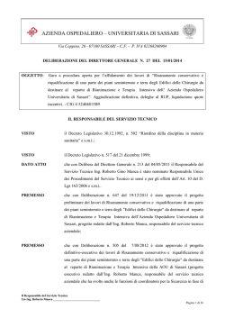 Delibera del 15 Gennaio, n. 27 [file]