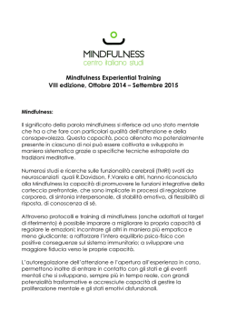 Scuola biennale di formazione per istruttori nei protocolli