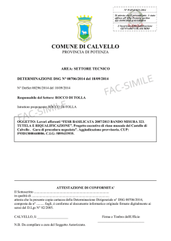 PAP-01023-2014 - Comune di Calvello