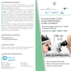 BARI, 22 FEBBRAIO 2014