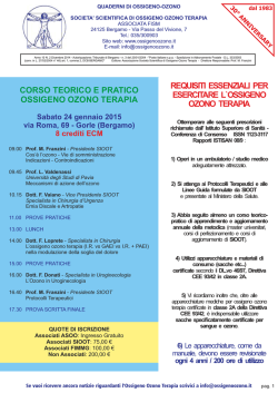 Clicca qui per scaricare il Quaderno di Ossigeno Ozono
