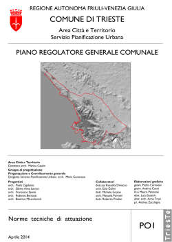 po1 - norme tecniche di attuazione