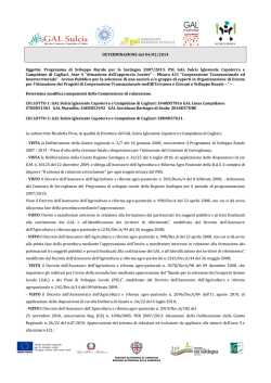 Modifica Commissione Esperti