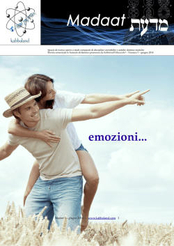 Scarica qui il nuovo numero della rivista Madaat in formato pdf