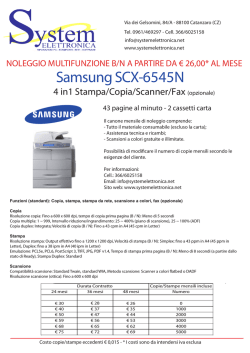 Promo Noleggio SCX-6545N