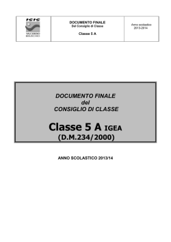 5A - istituto statale istruzione superiore