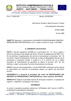 ISTITUTO COMPRENSIVO STATALE - Nereto