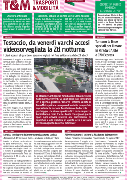 Testaccio, da venerd&igrave; varchi accesi