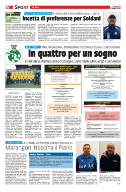 Marangoni trascina il Piano Incetta di preferenze per