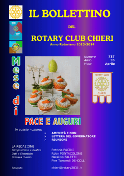 N&deg; 737 - Rotary Club Chieri