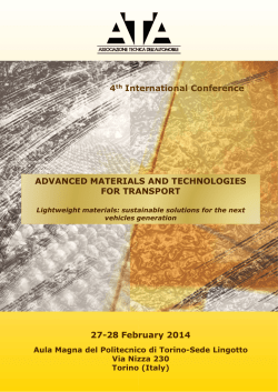 ADVANCED MATERIALS AND TECHNOLOGIES FOR
