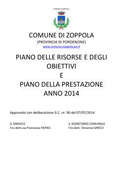 Allegato Sub A) - D.G.C. 90-2014
