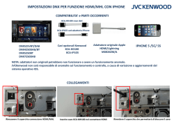 impostazioni dnx per funzione hdmi/mhl con iphone