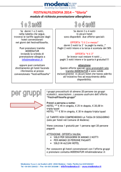 FESTIVALFILOSOFIA 2014 &ndash; &ldquo;Gloria&rdquo;