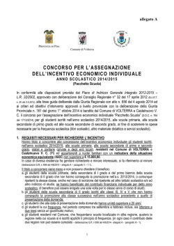 allegatoA bando (1) - Comune di Castelnuovo Val di Cecina