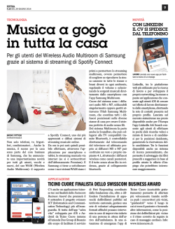 Musica a gog&ograve; in tutta la casa