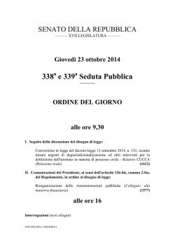 Ordine del Giorno di Assemblea