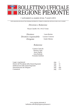 Testo deliberazione