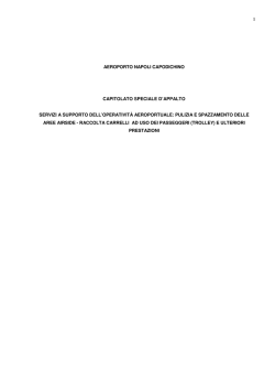 Capitolato - Aeroporto di Napoli