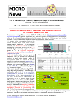 MICRO News - Policlinico S.Orsola