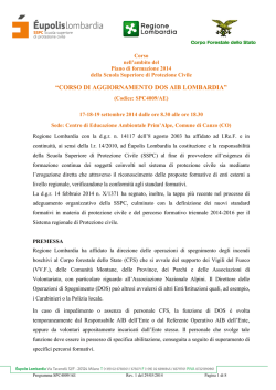 Programma corso - Aggiornamento DOS (229 KB) PDF