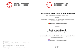 DOMOTIME Centralina Semaforica