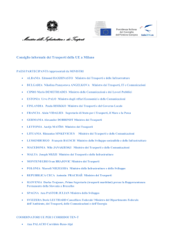 Elenco partecipanti informale trasporti Milano