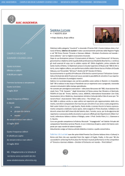 S. Luciani - aiac akademeia