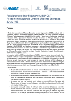 Allegato Posizionamento Inter Federativo