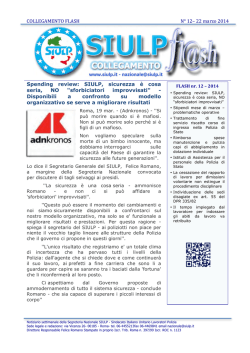 Nr. 12 anno 2014 - Siulp Reggio Calabria