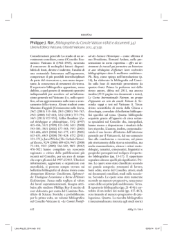 Philippe J. ROY, Bibliographie du Concile Vatican II (Atti e