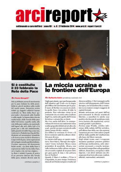 Arcireport numero 8_27 febbraio 2014