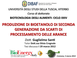 Pres Guglielmo Santi - Chimica Verde Bionet