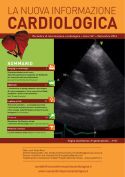 settembre 2014 - Nuova Informazione Cardiologica